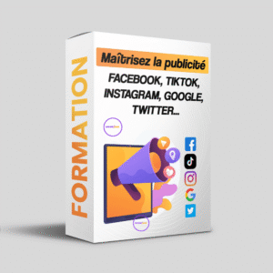 Maitrisez la publicité sur Facebook, Tiktok, Intagram, Twitter, Google...